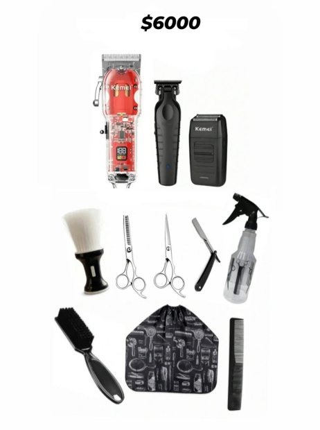 COMBO — insumos de barbería, $ 6.000